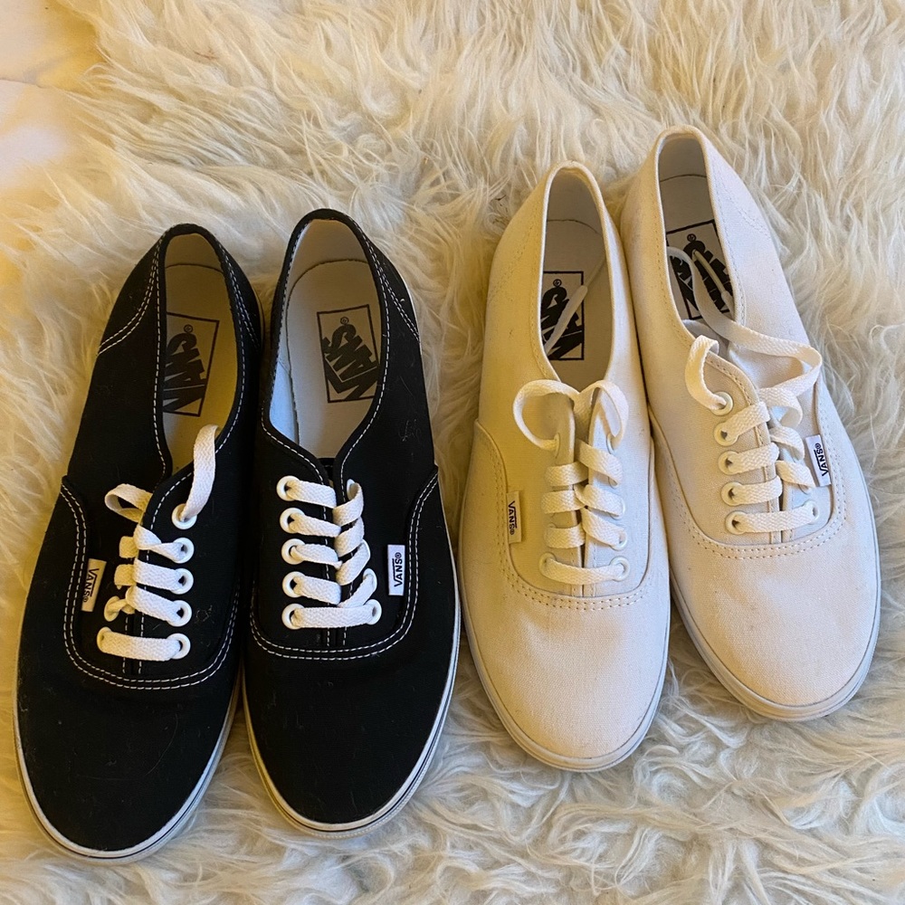 Vans canvas sneakers bundle.